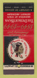 Matchbook Cover - The Detroit Bank MI 1949 30 Stick