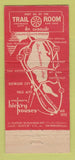 Matchbook Cover - Stickney's Redwood City San Jose CA WORN 21 Strike Feature