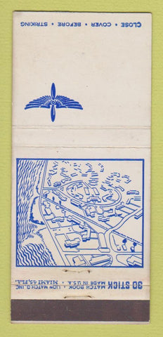 Matchbook Cover - Tampa Bay Gardens Mac Dill Air Force Base 30 Stick