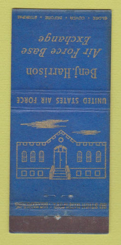 Matchbook Cover - Benjamin Harrison Air Force Base Exchange 30 Stick