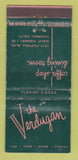 Matchbook Cover - The Verdugan Tujunga CA WORN 30 Stick
