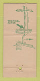 Matchbook Cover - Tropical Cres Restaurant Dania FL 30 Stick