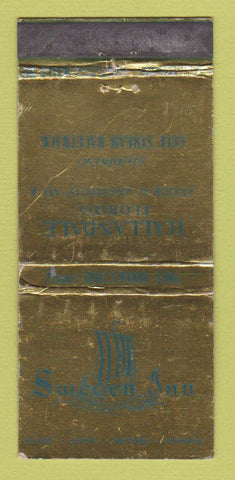 Matchbook Cover - Sweden Inn Hallandale FL WEAR 30 Stick