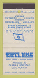 Matchbook Cover - Fjell Line Cruise? Freight? 30 Stick