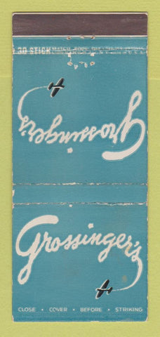 Matchbook Cover - Grossinger's NY Miami Beach WEAR 30 Stick
