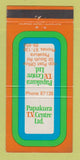 Matchbook Cover - Papakura TV Centre New Zealand 30 Strike