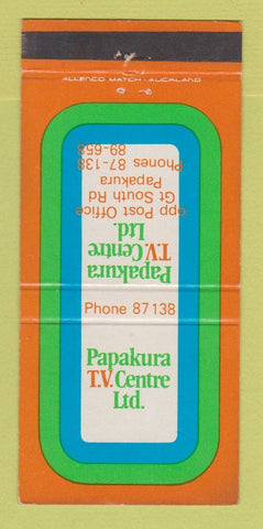 Matchbook Cover - Papakura TV Centre New Zealand 30 Strike