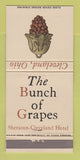 Matchbook Cover - The Bunch of Grapes Sheraton Hotel Cleveland OH 30 Strike