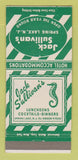 Matchbook Cover - Jack Sullivan's Sjpring Lake NJ 30 Strike