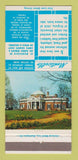 Matchbook Cover - Monticello Keller George Jewelry Charlottesville VA 30 Strike