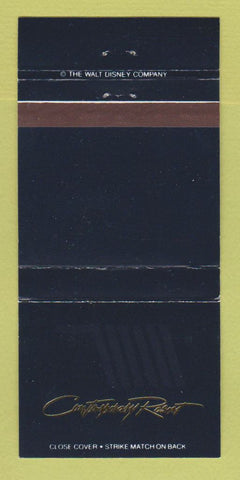 Matchbook Cover - Walt Disney World Contemporary Resort 30 Strike