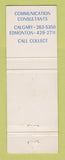 Matchbook Cover - AGT Communications Alberta Government Telephones Calgary AB
