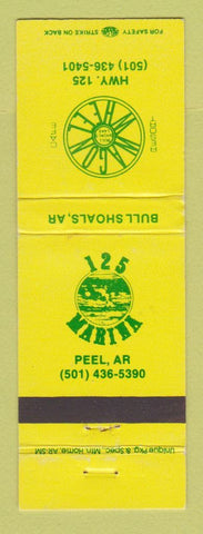 Matchbook Cover - Wagon Wheel 125 Marina Peel AR Bull Shoals