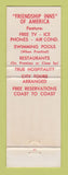 Matchbook Cover - Skyline Motor Inn Cody WY