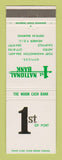 Matchbook Cover - 1st National Bank Port Washington Saukville WI