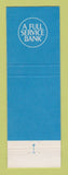 Matchbook Cover - First National Bank Cheyenne WY