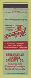 Matchbook Cover - Harleyville Mutual Insurance Company NO REP