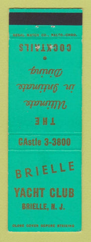 Matchbook Cover - Brielle Yacht Club NJ
