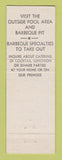 Matchbook Cover - Brielle Yacht Club NJ