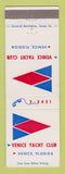 Matchbook Cover - Venice Yacht Club FL