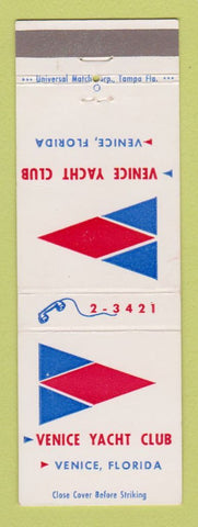 Matchbook Cover - Venice Yacht Club FL