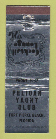 Matchbook Cover - Pelican YACht Club Fort Pierce Beach FL