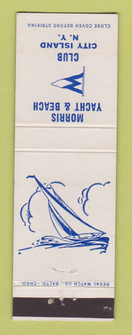 Matchbook Cover - Morris Yacht & Beach Club City Island NY