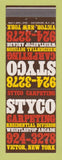 Matchbook Cover - Styco Carpeting Victor NY