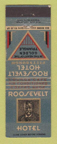 Matchbook Cover - Roosevelt Hotel Pittsburgh PA