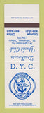 Matchbook Cover - Dalhousie Yacht Club St Catharines ON SAMPLE