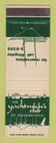 Matchbook Cover - Yachtsmen's Club of Philadelphia PA