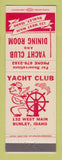 Matchbook Cover - Yacht Club and Dining Room Burley ID