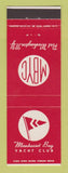 Matchbook Cover - Manhasset Bay Yacht Club Port Washington NY