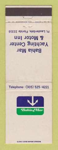 Matchbook Cover - Bahia Mar Yachting Center Motor Inn Fort Lauderdale FL WEAR