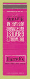 Matchbook Cover - Harrah's Casino Reno Lake Tahoe NV