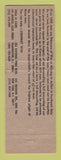 Matchbook Cover - POW MIA Needs Help