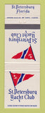 Matchbook Cover - St Petersburg Yacht Club FL