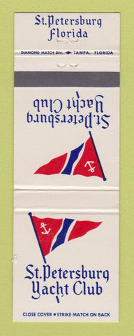 Matchbook Cover - St Petersburg Yacht Club FL