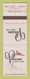 Matchbook Cover - Pelican Yacht Club Fort Pierce FL