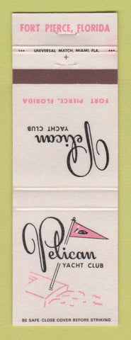 Matchbook Cover - Pelican Yacht Club Fort Pierce FL