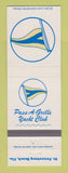 Matchbook Cover - Pass A Grille Yacht Club St Petersburg Beach FL