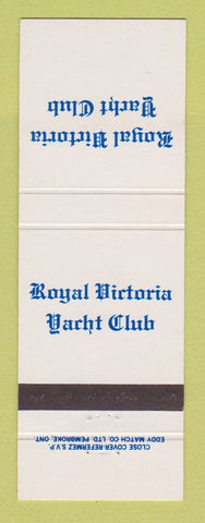 Matchbook Cover - Royal Victoria Yacht Club BC
