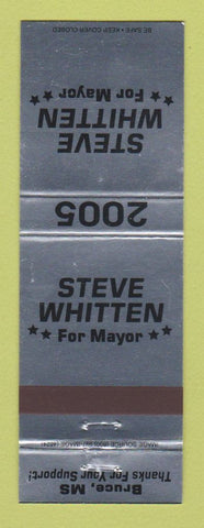 Matchbook Cover - Steve Witten for Mayor Bruce MS 2005