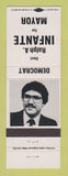 Matchbook Cover - Ralph Infante Mayor Election