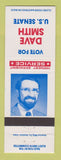 Matchbook Cover - Dave Smith US Senate Election