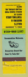 Matchbook Cover - Hale's Marina Camping Poland Springs ME Snowmobiles