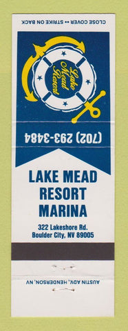 Matchbook Cover - Lake Mead Resort Marina Boulder City NV