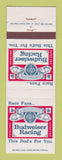 Matchbook Cover - Budweiser Beer Racing