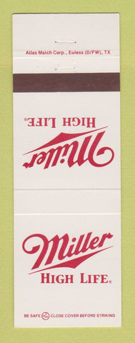 Matchbook Cover - Miller High Life Beer