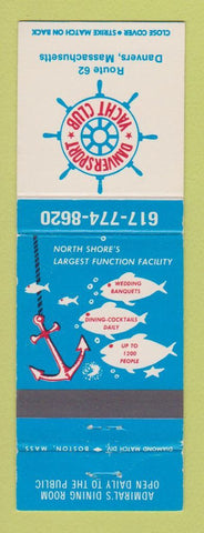 Matchbook Cover - Danversport Yacht Club Danvers MA